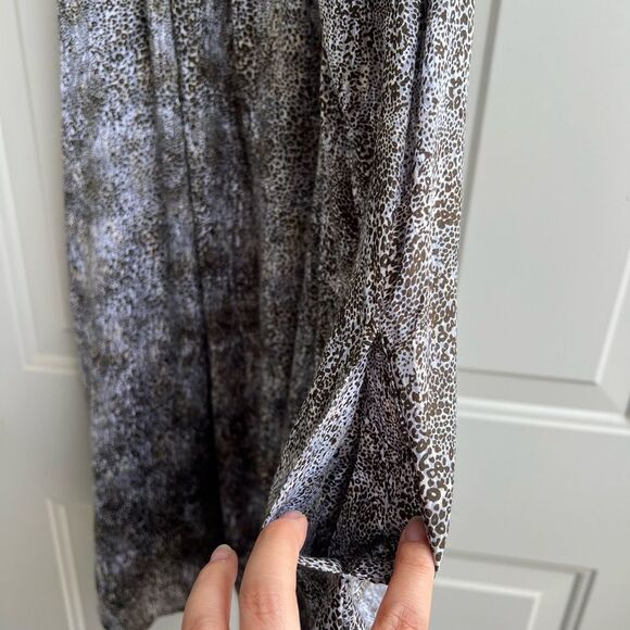 NWT Sarah Stewart Midi Sundress Size M Flowy Printed Sleeveless Dress summer - Picture 5 of 5